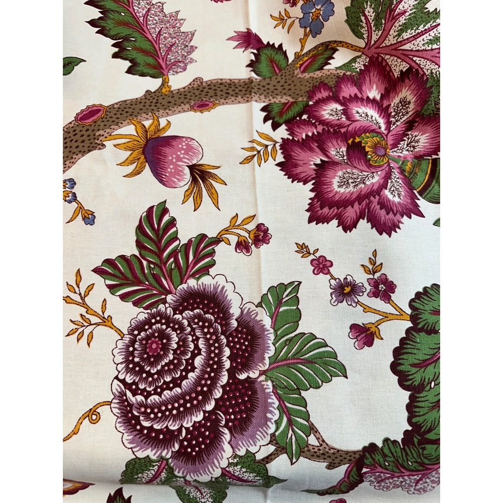 Waverly Farmington Country Weekend Floral Cotton Fabric 2.22 Yards x 56" READ!!